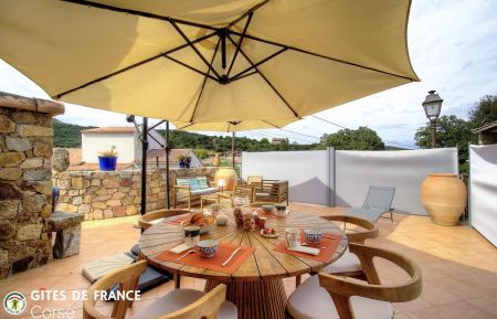 Gîte à Santa Reparata Di Balagna, La Balagne, Haute-Corse, labellisé Gîtes de France: la terrasse Ferienhaus Nr.64591 Santa-Reparata-di-Balagna - Corse - Gîte à Santa Reparata Di Balagna, La Balagne, Haute-Corse, labellisé Gîtes de France: la terrasse