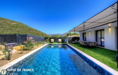 Ferienhaus Nr.63173 Gal&eacute;ria - Corse - G&icirc;te &agrave; Galeria, Balagne, Haute-Corse, labellis&eacute; G&icirc;tes de France : la piscine