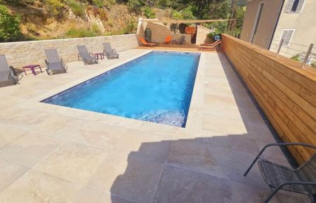 Ferienhaus Nr.22263 Sart&egrave;ne - Corse - G&icirc;te &agrave; Sartene, le grand Valinco, en Corse du Sud, labellis&eacute; G&icirc;tes de France : la piscine commune