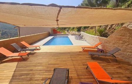 Ferienhaus Nr.22261 Sart&egrave;ne - Corse - Gite &agrave; Sart&egrave;ne, le Grand Valinco, Corse du Sud, labellis&eacute; G&icirc;tes de France : la piscine commune