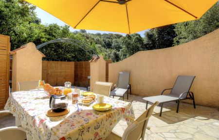 Ferienhaus Nr.21304 Sagone - Corse - Gite &agrave; Sagone, la Cote Ouest, Cors du sud, labellis&eacute; G&icirc;tes de France : la terrasse