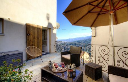 Ferienhaus Nr.58392 Borgo - Corse - G&icirc;te &agrave; Borgo, Grand Bastia, Haute-Corse, labellis&eacute; G&icirc;tes de France : la terrasse