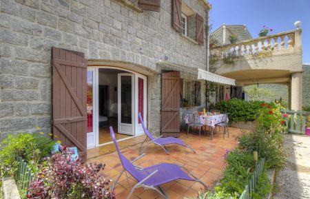 Ferienhaus Nr.20961 Ajaccio - Corse - Gite &agrave; Ajaccio en Corse du Sud labellis&eacute; G&icirc;tes de France : la terrasse