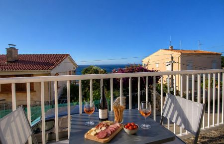 Ferienhaus Nr.59232 Calvi - Corse - Gite &agrave; Calvi, Balagne, Haute-Corse, labellis&eacute; Gites de France : le balcon