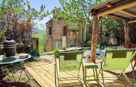 Gite à Balogna, la Côte ouest, Corse du Sud, labellisé Gîtes de France : la terrasse Ferienhaus Nr.27921 Balogna - Corse - Gite à Balogna, la Côte ouest, Corse du Sud, labellisé Gîtes de France : la terrasse