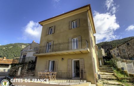 Ferienhaus Nr.26782 Vico - Corse - Gite &agrave; Vico, la Cote Ouest, Corse du Sud, labellis&eacute; G&icirc;te de France : la b&acirc;tisse