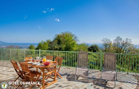 Ferienhaus Nr.59882 Loreto-di-Casinca - Corse - G&icirc;te &agrave; Loreto di Casinca, Grand Bastia, Haute-Corse, labellis&eacute; G&icirc;tes de France : terrasse