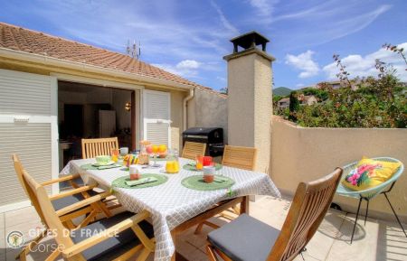 Gîte à Saint-Florent, Grand Bastia, Haute-Corse, labellisé Gîtes de France : la terrasse Ferienhaus Nr.62991 Saint-Florent - Corse - Gîte à Saint-Florent, Grand Bastia, Haute-Corse, labellisé Gîtes de France : la terrasse